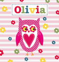 Personalised Girl's Floral Money Box