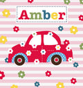 Personalised Girl's Floral Money Box