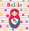 Personalised Girl's Floral Money Box