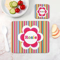 Personalised Girl's Floral Placemat Set