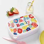 Personalised Girl's Patterned Lunch Box