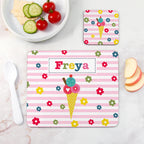Personalised Girl's Placemat Set