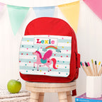 Personalised Girl's Unicorn Mini Rucksack