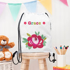 Personalised Girl's Waterproof Swim Bag