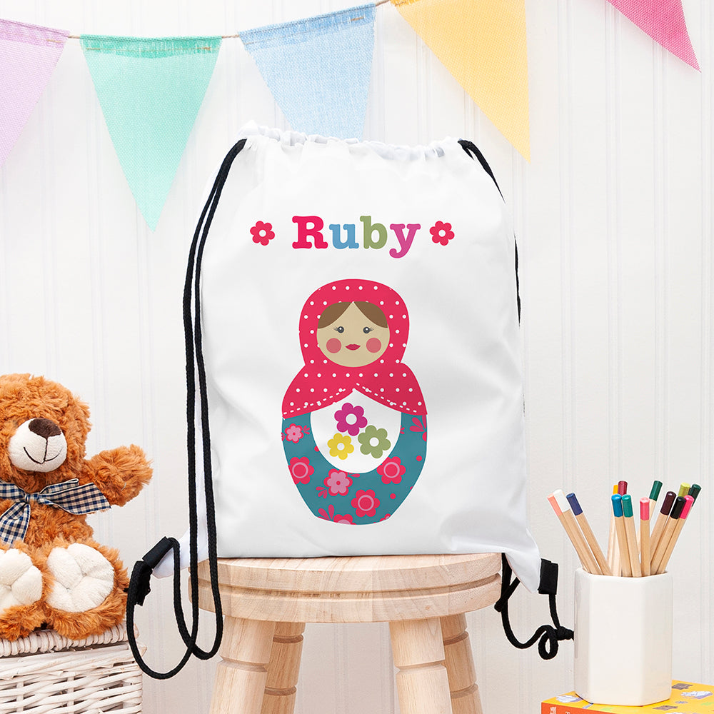 Personalised Girl's Waterproof Swim Bag