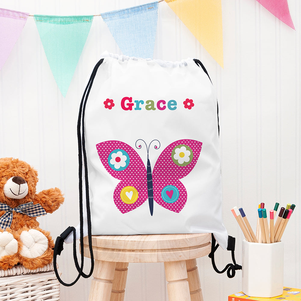Personalised Girl's Waterproof Swim Bag