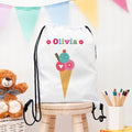 Personalised Girl's Waterproof Swim Bag