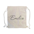 Personalised Glitter Drawstring Bag