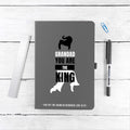 Personalised Grandad The King A5 Notebook