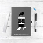 Personalised Grandad The King A5 Notebook