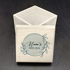 Personalised Green Wreath Seeds Box