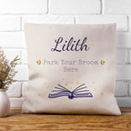 Personalised Halloween Spell Book Cushion Cover