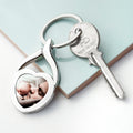Personalised Heart Photo Keyring