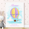 Personalised Hot Air Balloon Framed Print