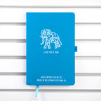 Personalised I Love You A Ton A5 Notebook