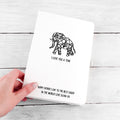Personalised I Love You A Ton A5 Notebook