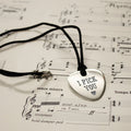 Personalised Keepsake Guitar Pick Pendant Necklace