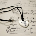 Personalised Keepsake Guitar Pick Pendant Necklace