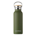 Personalised Insulated Bottle 17oz Bamboo Lid - Small Personalisation