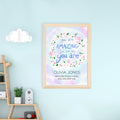 Personalised Just The Way You Are Framed Print