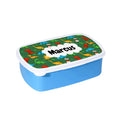 Personalised Kids Blue Lunch Box
