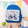 Personalised Kid's Blue Mini Rucksack