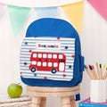 Personalised Kid's Blue Mini Rucksack