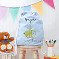 Personalised Kid's Buzzing Bee Nursery Bag