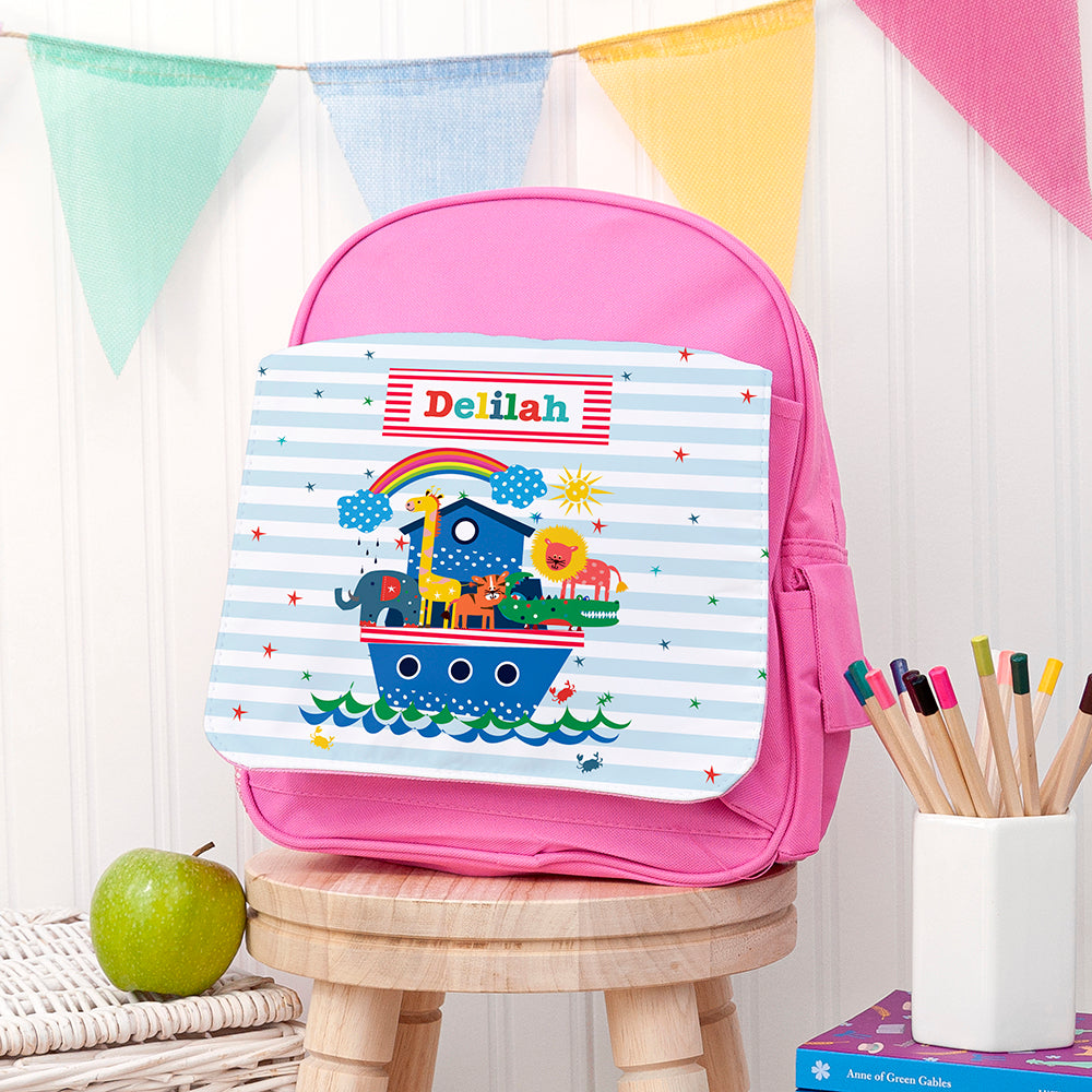 Personalised Kid's Noah's Ark Mini Rucksack