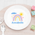 Personalised Kids Pastel Sky Plastic Plate