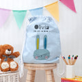 Personalised Kid's Rabbit PE Kit Bag