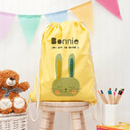 Personalised Kid's Rabbit PE Kit Bag