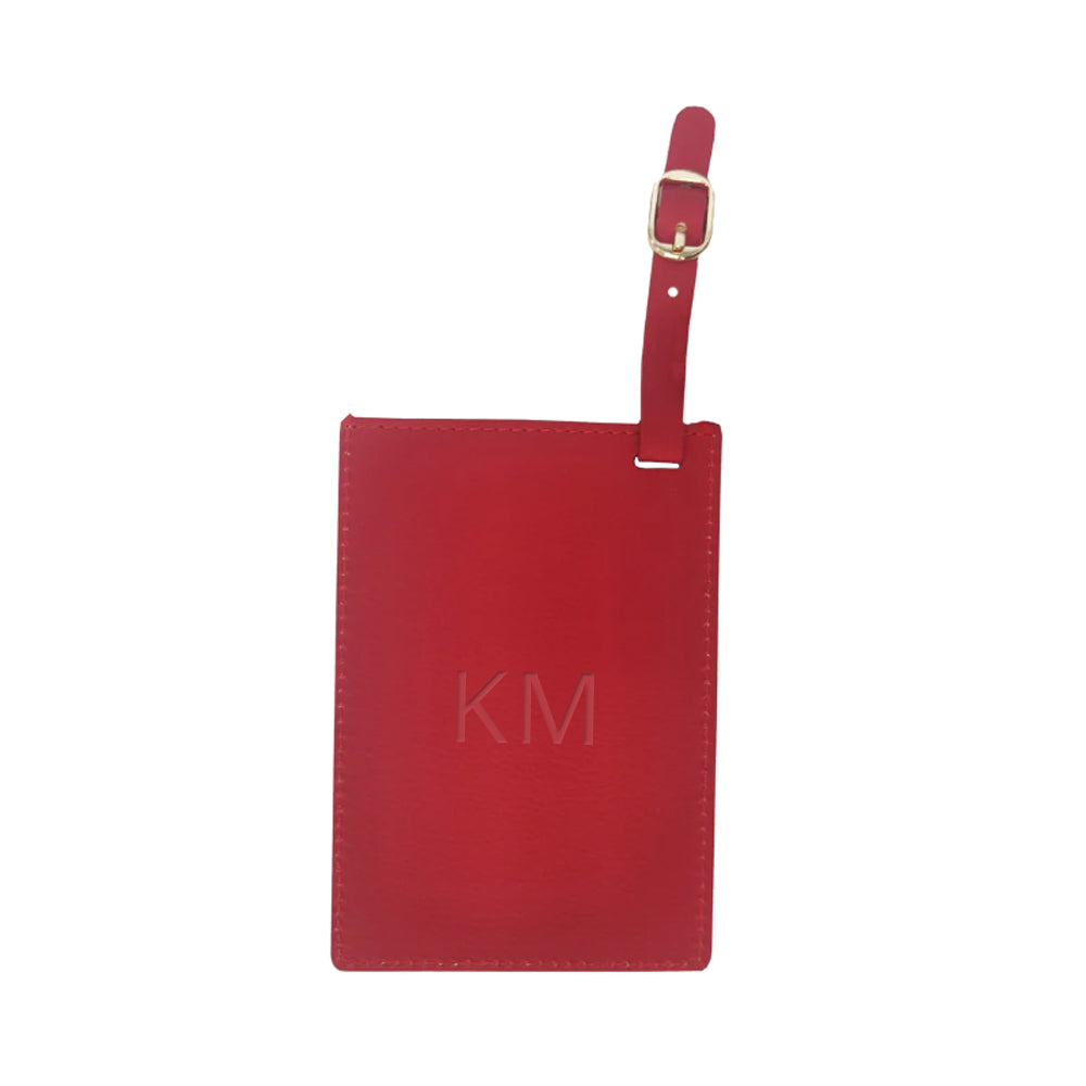 Personalised Leather School Bag Tag
