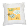 Personalised Let this home be Blessed - Square Cushion Cover