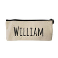 Personalised Linen Pencil Case