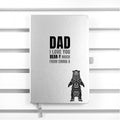 Personalised Love You Bear-Y Much A5 Notebook