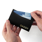 Personalised Luxury Leather Card Holder