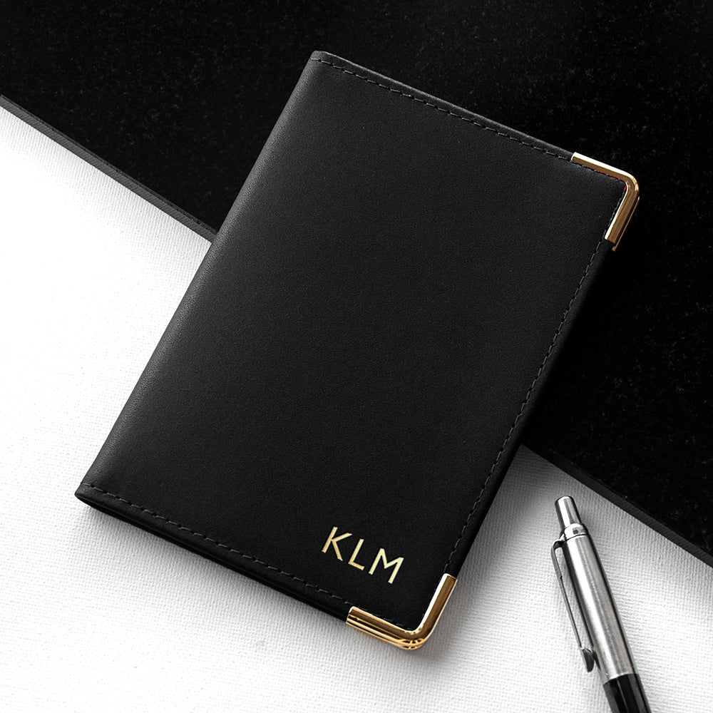 Personalised Luxury Leather Passport Cover