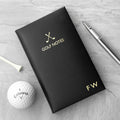 Personalised Luxury Leather Golf Notebook