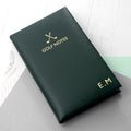 Personalised Luxury Leather Golf Notebook