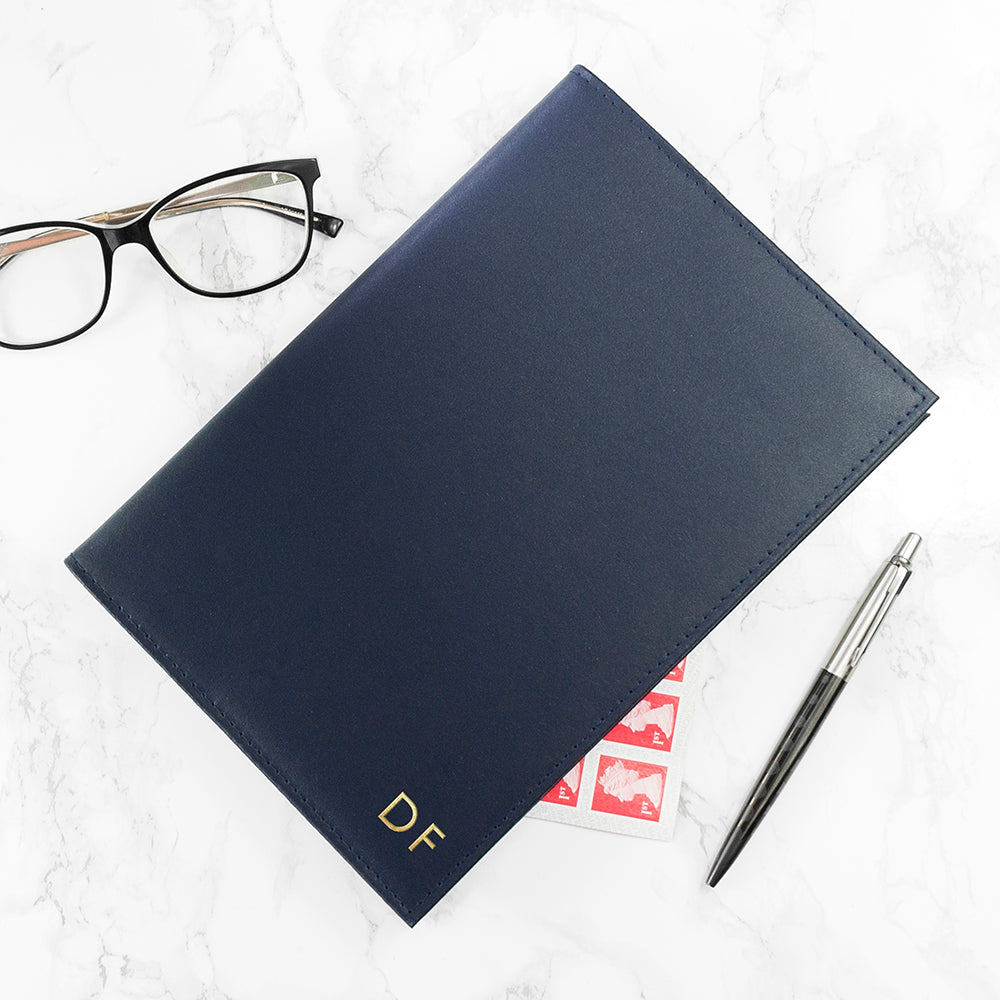 Personalised Luxury Leather Refillable Notebook