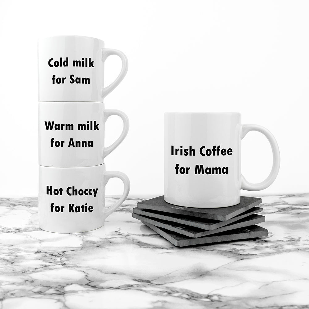 Personalised Mummy & Me Tea Time Mugs