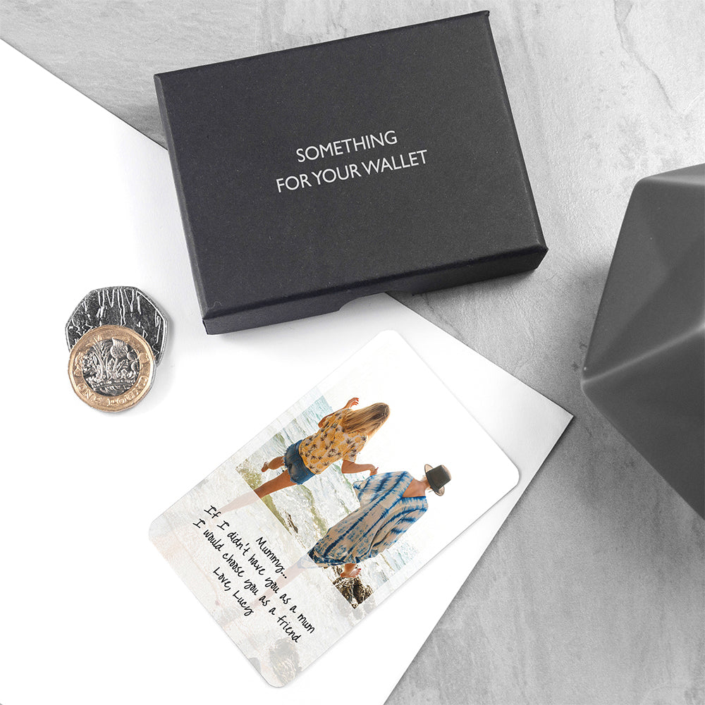 Personalised Mum's Photographic Wallet Keepsake