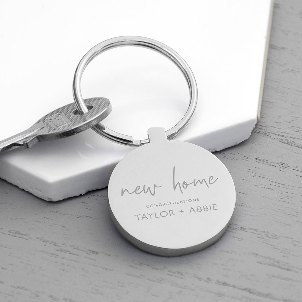 Personalised New Home Keyring