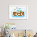 Personalised Noah's Ark Framed Print