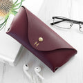 Personalised Origami Leather Glasses Case