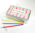 Personalised Patterned Metal Storage Tin