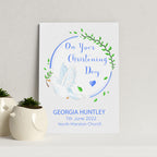 Personalised Peaceful Dove Framed Print