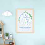 Personalised Peaceful Dove Framed Print
