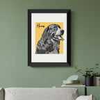 Personalised Pet Portrait Sketch Print